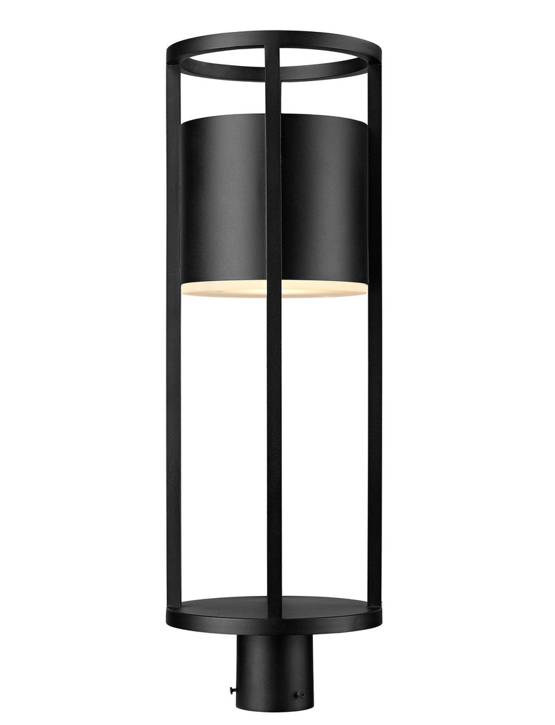 Z-Lite 517PHB-BK-LED LED Outdoor Post Moun Fixture, Black