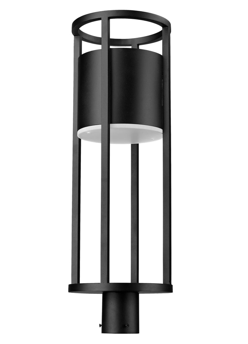 Z-Lite 517PHB-BK-LED LED Outdoor Post Moun Fixture, Black