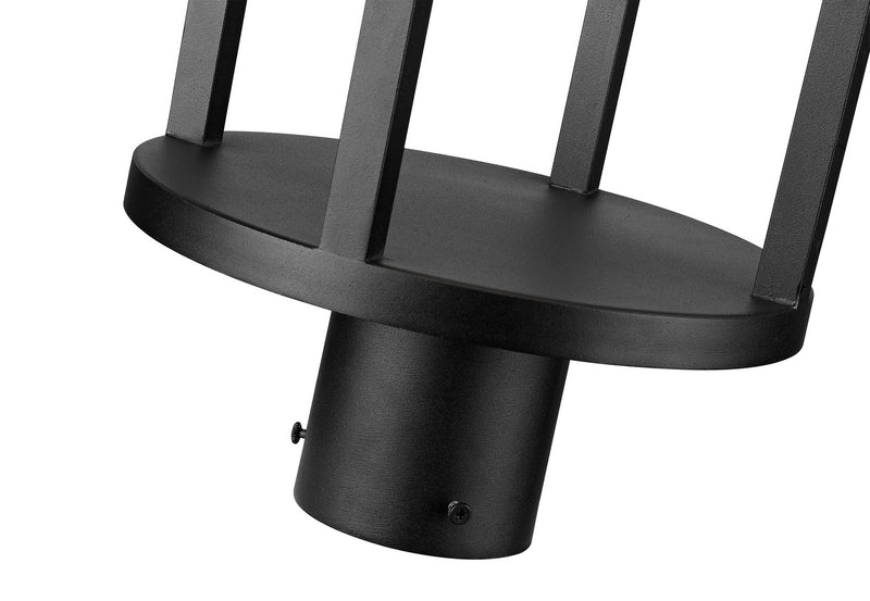 Z-Lite 517PHB-BK-LED LED Outdoor Post Moun Fixture, Black
