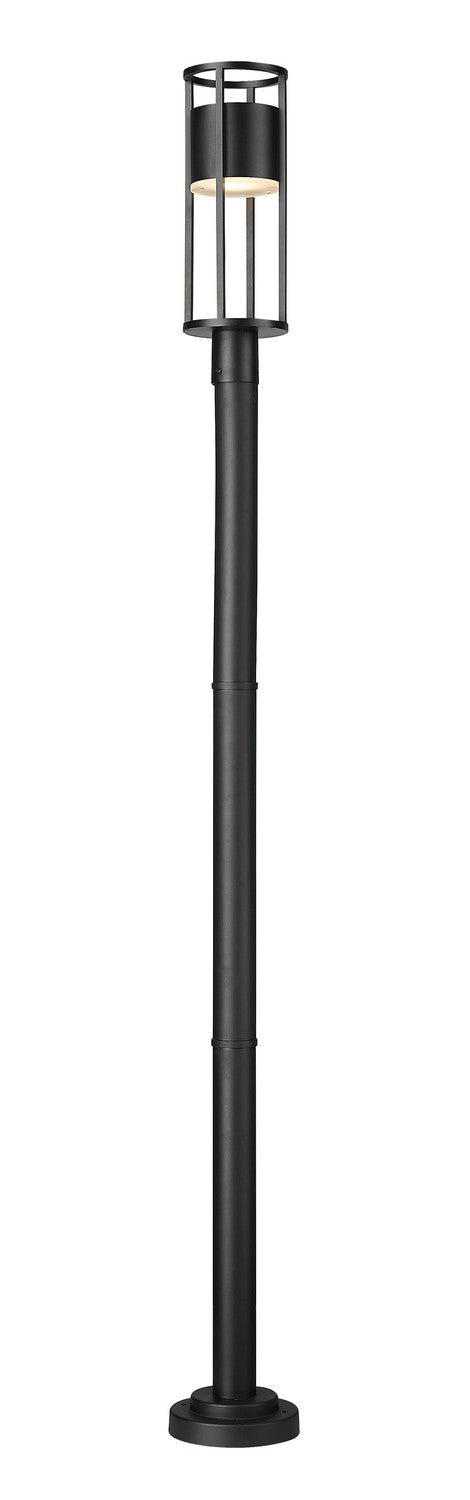 Z-Lite 517PHM-567P-BK-LED LED Outdoor Post Moun Fixture, Black