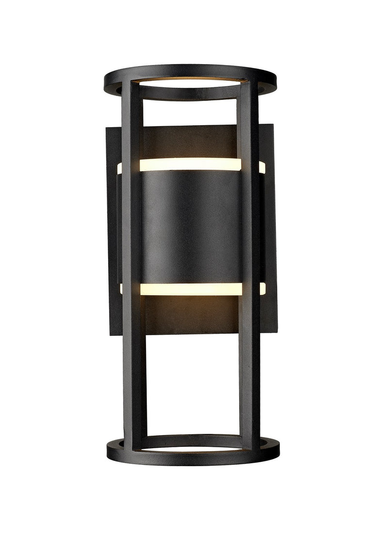 Z-Lite 517S-BK-LED LED Outdoor Wall Mount, Black