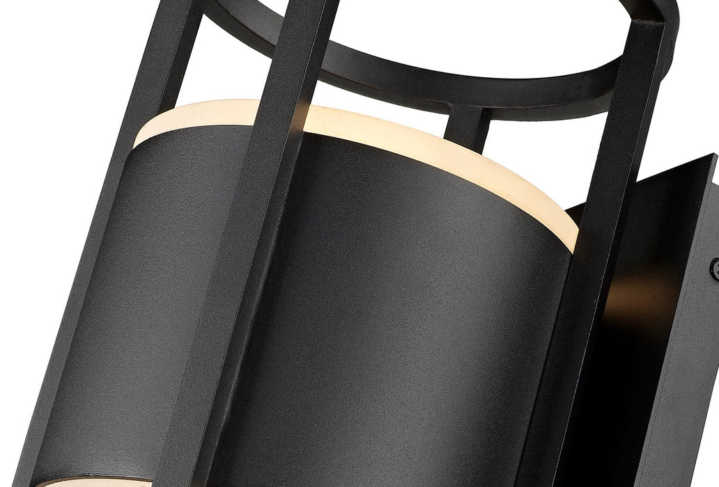 Z-Lite 517S-BK-LED LED Outdoor Wall Mount, Black