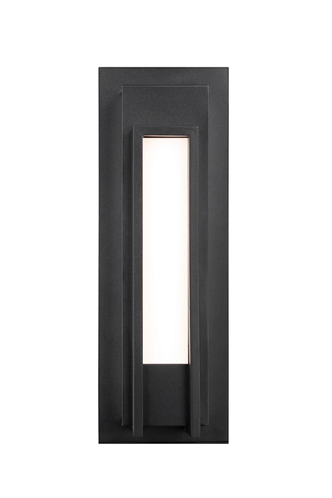 Z-Lite 520M-BK-LED LED Outdoor Wall Mount, Black