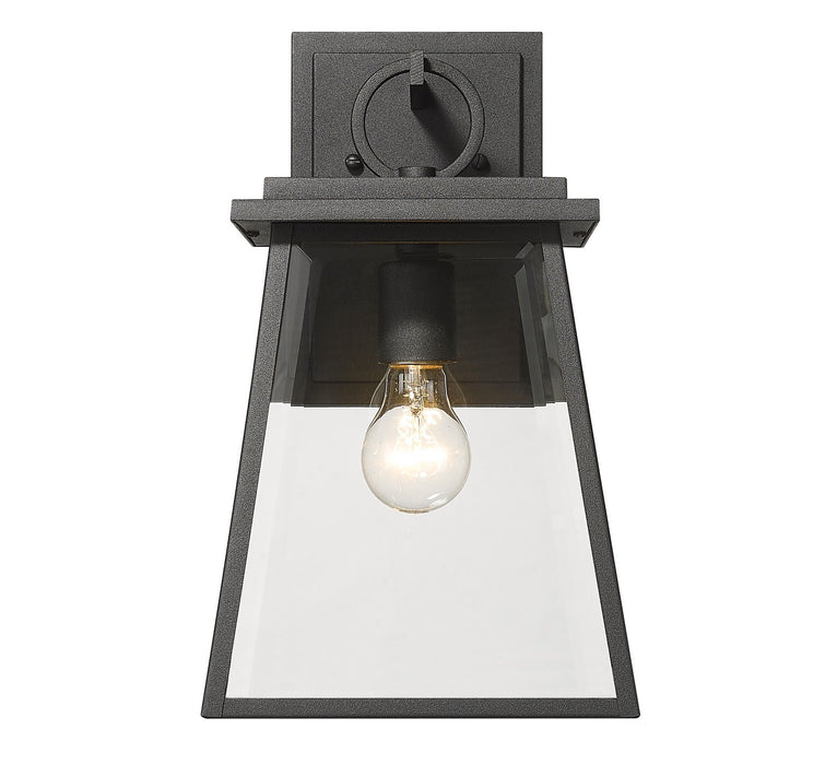 Z-Lite 521S-BK One Light Outdoor Wall Light, Black