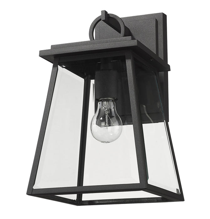 Z-Lite 521S-BK One Light Outdoor Wall Light, Black