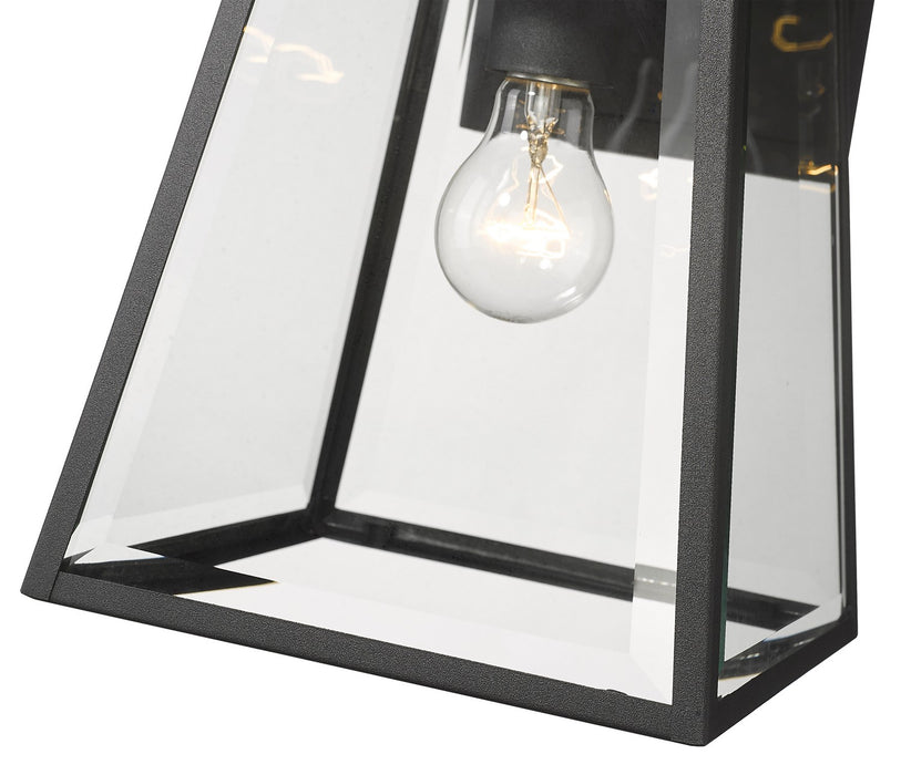 Z-Lite 521S-BK One Light Outdoor Wall Light, Black
