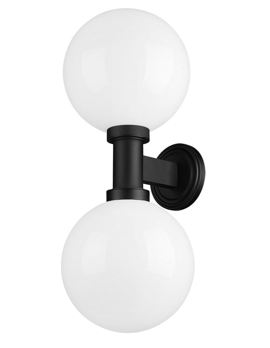 Z-Lite 597B2-BK Two Light Outdoor Wall Sconce, Black