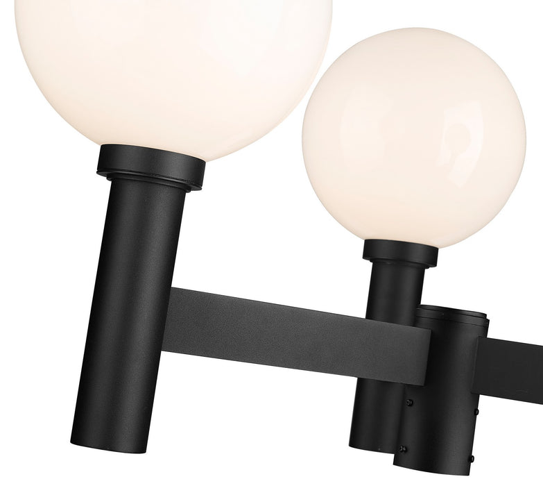 Z-Lite 597BP3-BK Three Light Outdoor Post Mount Fixture, Black