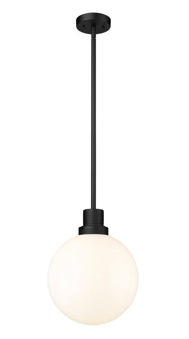 Z-Lite 597P12-BK One Light Outdoor Pendant, Black