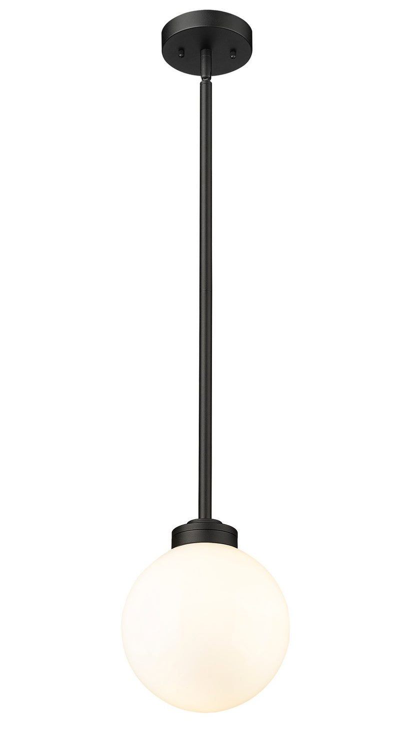 Z-Lite 597P8-BK One Light Outdoor Pendant, Black