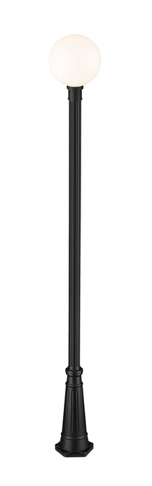 Z-Lite 597PHB-519P-BK One Light Outdoor Post Mounted Fixture, Black