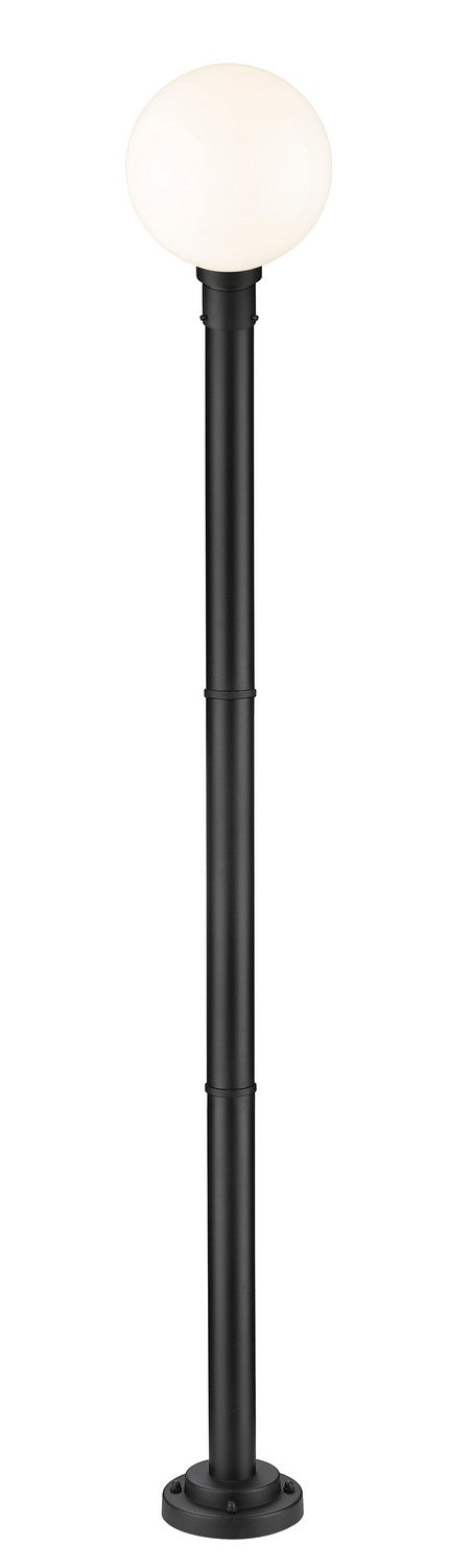Z-Lite 597PHB-567P-BK One Light Outdoor Post Mounted Fixture, Black