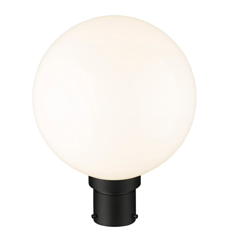Z-Lite 597PHB-BK One Light Outdoor Post Mount Fixture, Black