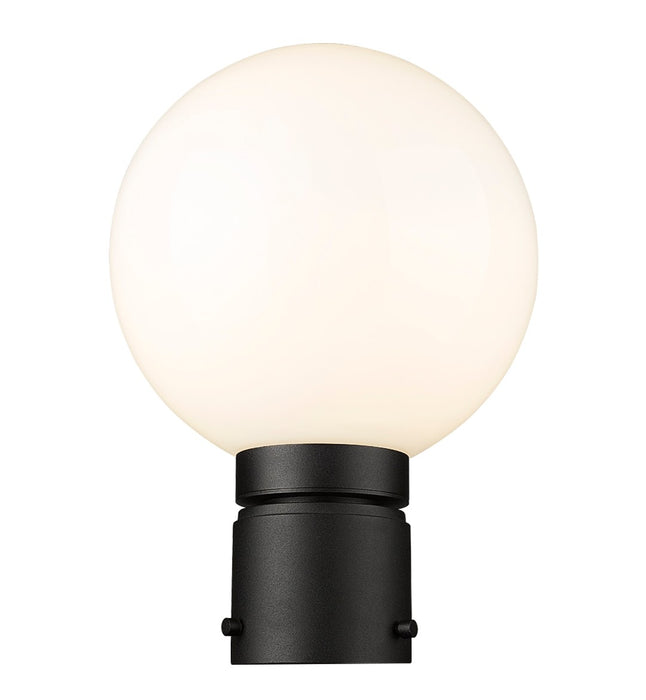 Z-Lite 597PHM-BK One Light Outdoor Post Mount Fixture, Black