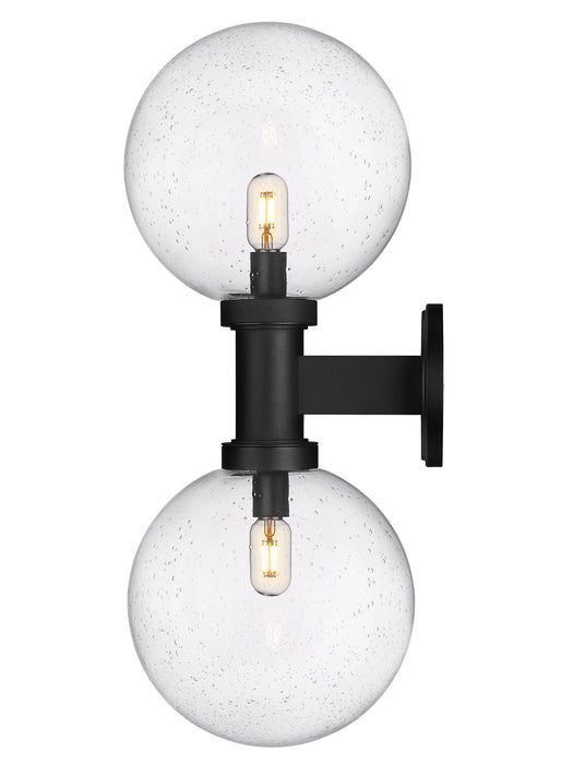 Z-Lite 599B2-BK Two Light Outdoor Wall Sconce, Black