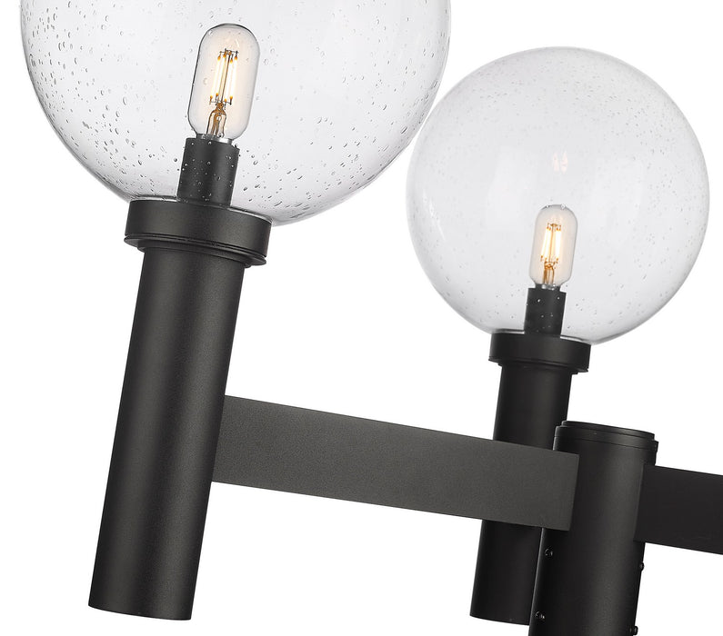 Z-Lite 599BP3-BK Three Light Outdoor Post Mount Fixture, Black