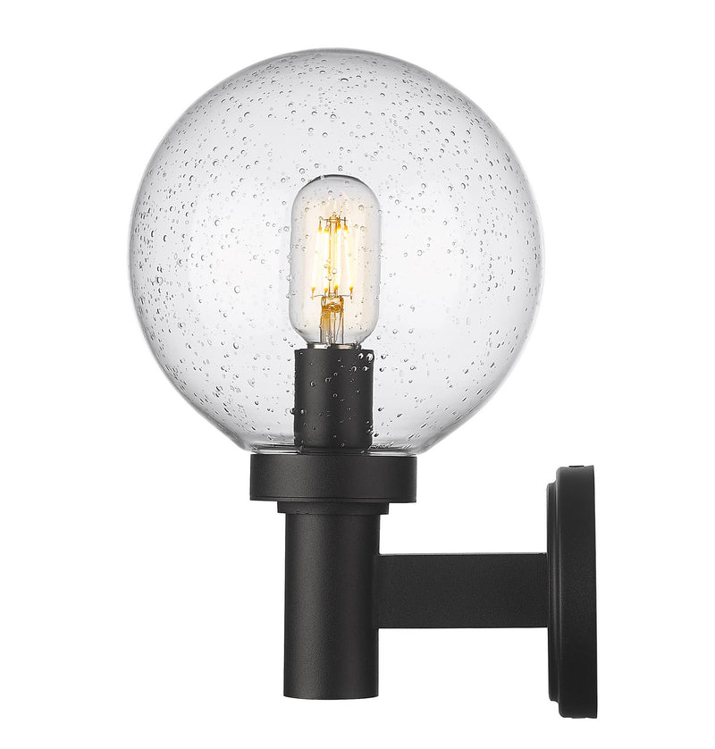 Z-Lite 599M-BK One Light Outdoor Wall Light, Black