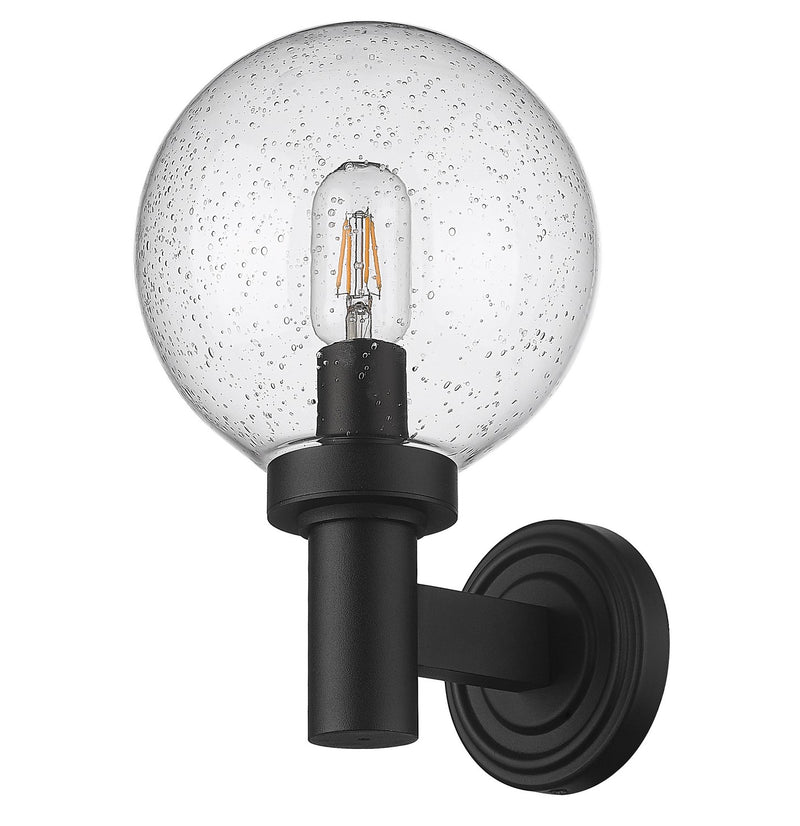 Z-Lite 599M-BK One Light Outdoor Wall Light, Black