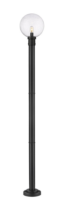 Z-Lite 599PHB-567P-BK One Light Outdoor Post Mounted Fixture, Black