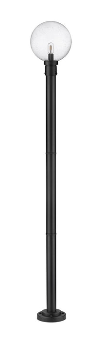 Z-Lite 599PHB-567P-BK One Light Outdoor Post Mounted Fixture, Black