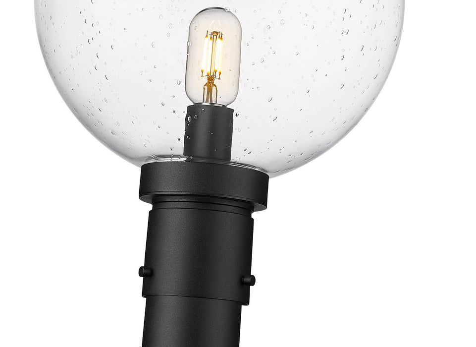 Z-Lite 599PHB-567P-BK One Light Outdoor Post Mounted Fixture, Black