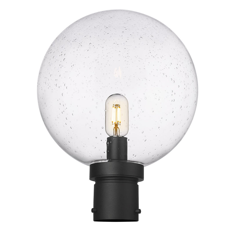 Z-Lite 599PHB-BK One Light Outdoor Post Mount Fixture, Black