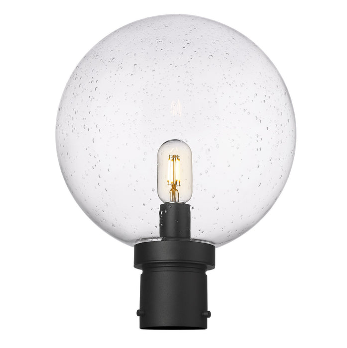 Z-Lite 599PHB-BK One Light Outdoor Post Mount Fixture, Black