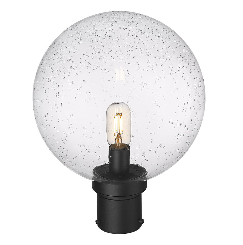 Z-Lite 599PHB-BK One Light Outdoor Post Mount Fixture, Black