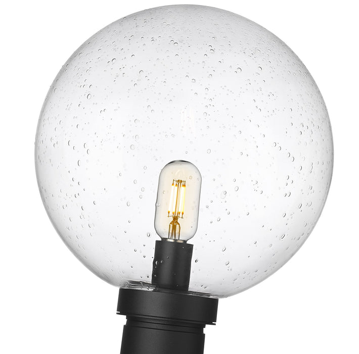Z-Lite 599PHB-BK One Light Outdoor Post Mount Fixture, Black