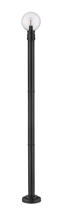 Z-Lite 599PHM-567P-BK One Light Outdoor Post Mounted Fixture, Black