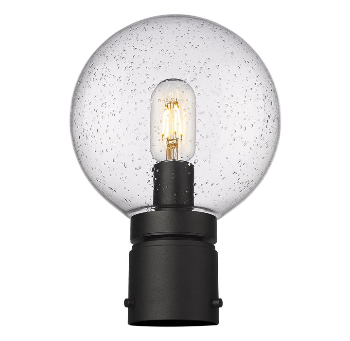 Z-Lite 599PHM-BK One Light Outdoor Post Mount Fixture, Black