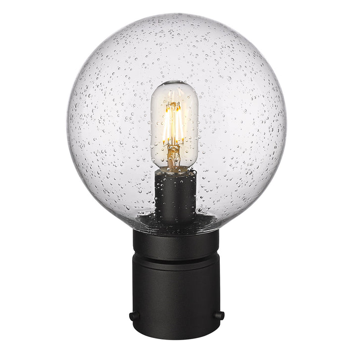 Z-Lite 599PHM-BK One Light Outdoor Post Mount Fixture, Black