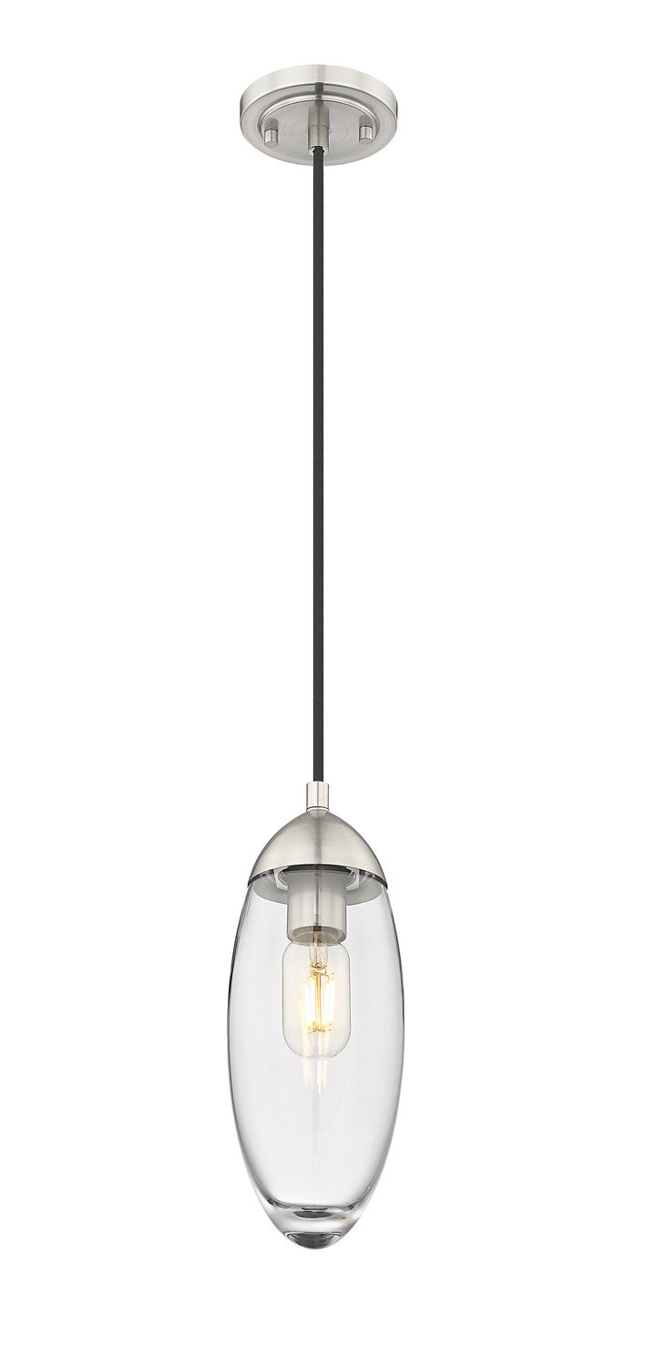 Z-Lite 651P-BN One Light Pendant, Brushed Nickel