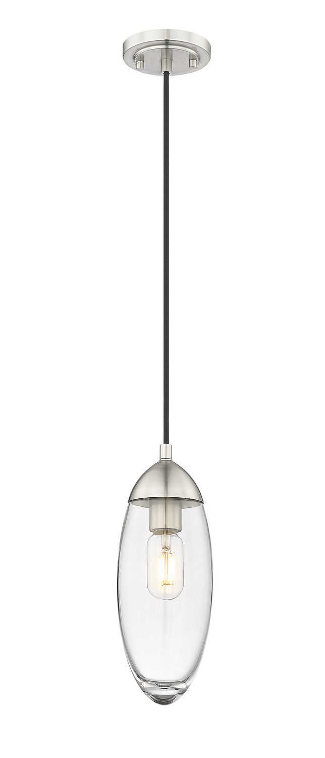 Z-Lite 651P-BN One Light Pendant, Brushed Nickel