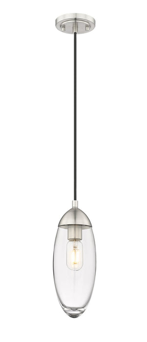 Z-Lite 651P-BN One Light Pendant, Brushed Nickel