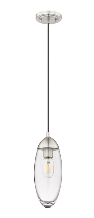 Z-Lite 651P-BN One Light Pendant, Brushed Nickel