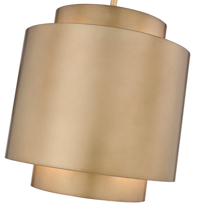 Z-Lite 739P12-RB One Light Pendant, Rubbed Brass