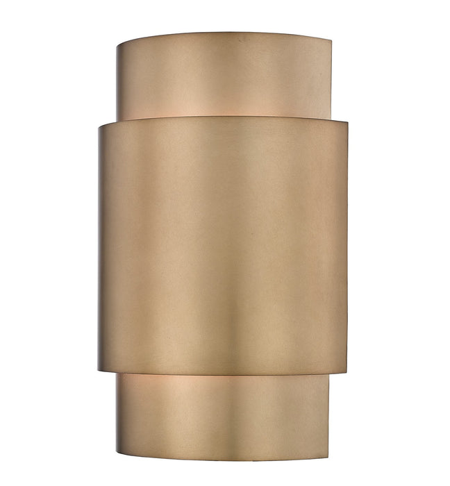 Z-Lite 739S-RB Two Light Wall Sconce, Rubbed Brass