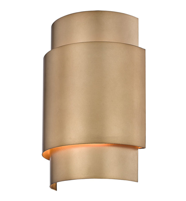 Z-Lite 739S-RB Two Light Wall Sconce, Rubbed Brass