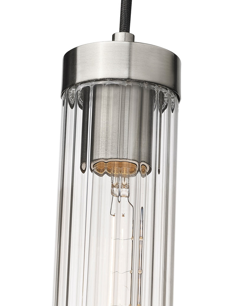 Z-Lite 740P-BN One Light Pendant, Brushed Nickel