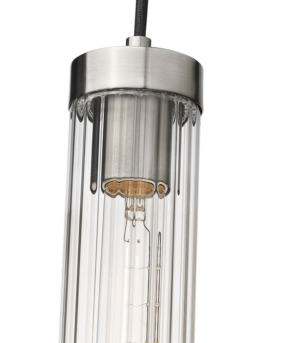 Z-Lite 740P-BN One Light Pendant, Brushed Nickel