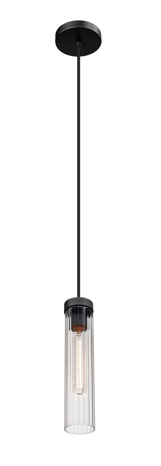 Z-Lite 740P-MB One Light Pendant, Matte Black