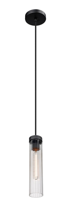 Z-Lite 740P-MB One Light Pendant, Matte Black