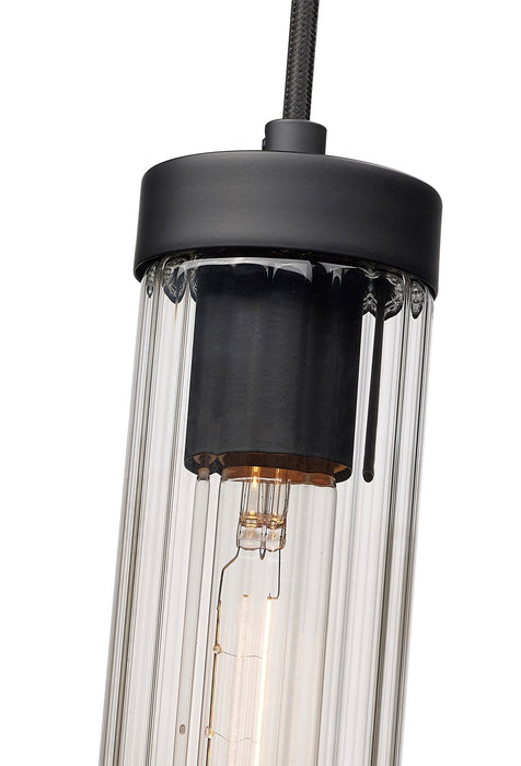 Z-Lite 740P-MB One Light Pendant, Matte Black
