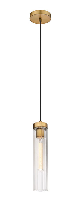 Z-Lite 740P-RB One Light Pendant, Rubbed Brass