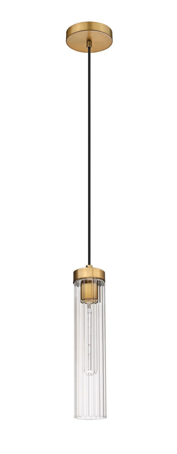 Z-Lite 740P-RB One Light Pendant, Rubbed Brass