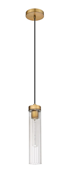 Z-Lite 740P-RB One Light Pendant, Rubbed Brass