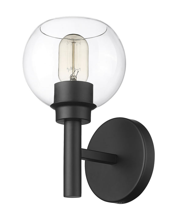 Z-Lite 7502-1S-MB One Light Wall Sconce, Matte Black
