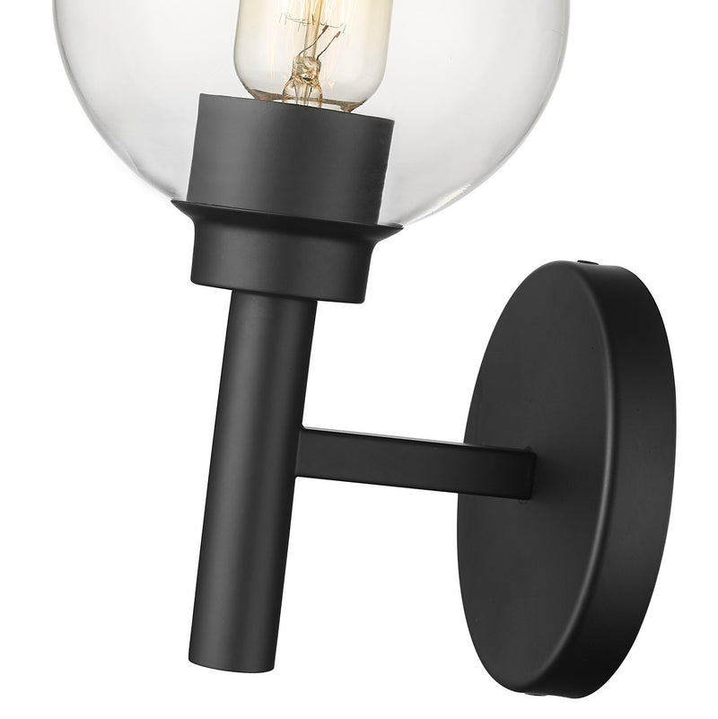 Z-Lite 7502-1S-MB One Light Wall Sconce, Matte Black