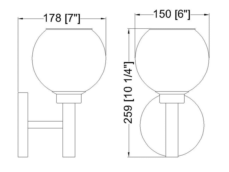 Z-Lite 7502-1S-MB One Light Wall Sconce, Matte Black